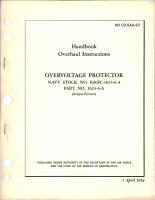 Overhaul Instructions for Overvoltage Protector - Part 1623-6-A
