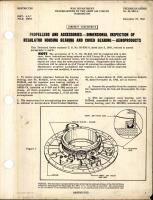 Propellers and Accessories, Dimensional Inspection of Regulator Housing Bearing and Cover Bearing