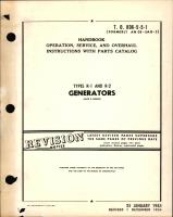 Operation, Service, and Overhaul Instructions with Parts Catalog for Types R-1 & R-2 Generators 