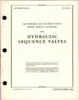 Instructions with Parts Catalog for Hydraulic Sequence Valves