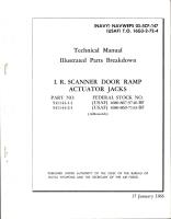 Illustrated Parts Breakdown for I.R. Scanner Door Ramp Actuator Jacks - Parts 541144-1-1, and 541144-2-1