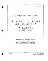 Service Instructions for R-1820 Series