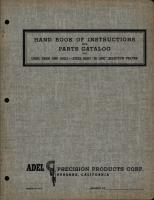 Instructions with Parts Catalog for Steel Seat In Line Selector Valves - D9305, D9250, and D9251 