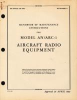 Maintenance Instructions for Model AN/ARC-1 Aircraft Radio Equipment