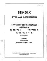 Overhaul Instructions for Synchronizing Breaker Assembly - Parts 10-35370-1, 10-77120-1, and 10-35330-1 thru -5