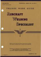 Aircraft Welding Specialist - Trainee Work Guide