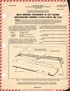 Replacement of Left Aileron Counterbalance Assembly