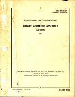 Parts Breakdown Rotary Actuator Assembly 164 Series