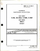 Maintenance Instructions for C-46, ZC-46A, C-46D, C-46F, and R5C-1