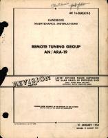 Maintenance Instructions for Remote Tuning Group AN/ARA-19