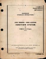 Overhaul Instructions for Low Tension - High Altitude Ignition System for R-4360-53, -59, -63 Engine 