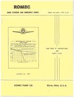 Handbook of Instructions with Parts List for Hand Starting and Emergency Fuel Pumps