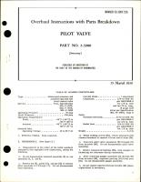 Overhaul Instructions with Parts Breakdown for Pilot Valve - Part 2-3900 