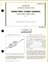 Overhaul Instructions for Rudder Boost Cylinder Assemblies