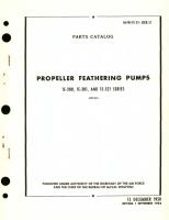 Parts Catalog for Propeller Feathering Pumps Part No. 1E-280, 1E-301, and 1E-521 Series 