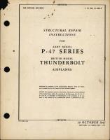 Structural Repair Instructions for Army Model P-47 Series