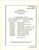 Operation and Service Instructions for Capacitor Type Fuel Quantity Gage Systems