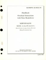 Overhaul Instructions with Parts Breakdown for Servovalve Model 21-226, Part No. 010-07973 (Bendix Part No. 87153)