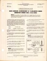 Reinforcement of 75-Millimeter Cannon Ammunition Stowage Rack for B-25G Series