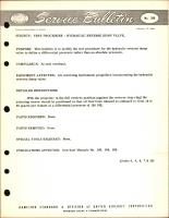 Test Procedure - Hydraulic Reverse Dump Valve