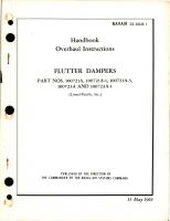 Overhaul Instructions for Flutter Dampers - Parts 100721A, 100721A-1, 100721A-3, 100723A & 100723A-1