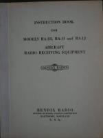 Instruction Book for Models RA-1B, RA-11, and RA-1J Aircraft Receiving Equipment