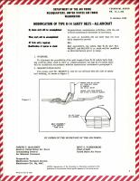 Modification of Type B-14 Safety Belts for All Aircraft