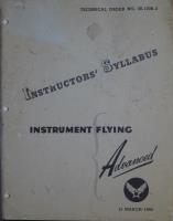 Instructors' Syllabus for Advanced Instrument Flying