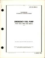 Overhaul Instructions for Emergency Fuel Pump Part Nos. 19902 & 20653-2