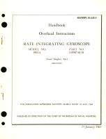 Overhaul Instructions for Rate Integrating Gyroscope Model No. 1903A Part No. 139987