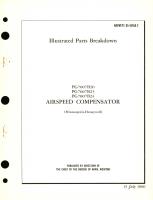 Illustrated Parts Breakdown for Airspeed Compensator Part No. PG7007B20, PG7007B23, PG7007B24