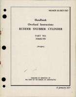 Overhaul Instructions for Rudder Snubber Cylinder - Part 3546683-501