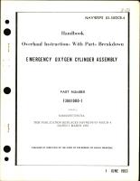 Overhaul Instructions with Parts Breakdown for Emergency Oxygen Cylinder Assembly PN 3981000-1