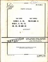 Parts Catalog for B-25H and B-25J