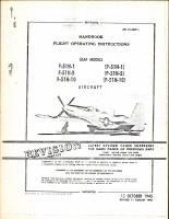 Handbook Flight Operating Instructions for F-51H-1, -5, -10