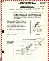 Replacement of Commercial Type Safety Belts