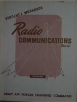 Student Workbook for Radio Communications - Basic