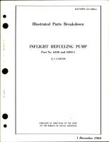 Illustrated Parts Breakdown for Inflight Refueling Pump - Part 6300 and 6300-1