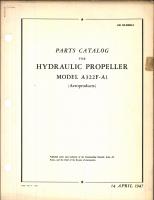 Parts Catalog for Hydraulic Propeller Model A332F-A1