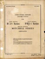 Structural Repair Instructions for B-25 and PBJ-1 Series