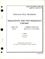 Illustrated Parts Breakdown for Paralleling and Fine Frequency Control - Part 693134
