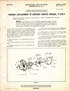 Replacement of Governor Adapter Housing for V-1650-3