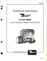 Overhaul Instructions for S-1200 Series High Tension Aircraft Magnetos