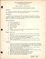 P-38 Hydraulics - Nose Gear Actuating Cylinder, Remove & Install