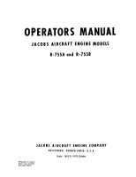 Operators Manual for Jacobs Aircraft Engine Models R-755A and R-755B