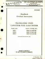 Handbook Overhaul Instructions for Translator Units Capacitor Fuel Gage System, Part No. 300017, 300018, 300019