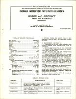 Overhaul Instructions with Parts Breakdown for AC Motor - Part A42A9212