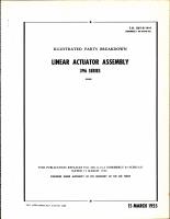 Illustrated Parts Breakdown Linear Actuator Assembly 396 Series
