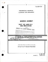 Illustrated Parts Breakdown for Inverter Assembly - Part MGE-22-1, MGE-11-100