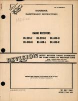 Maintenance Instructions for Radio Receivers BC-224-F, BC-224-K, BC-348-H, BC-348-K, BC-348-L, BC-348-R